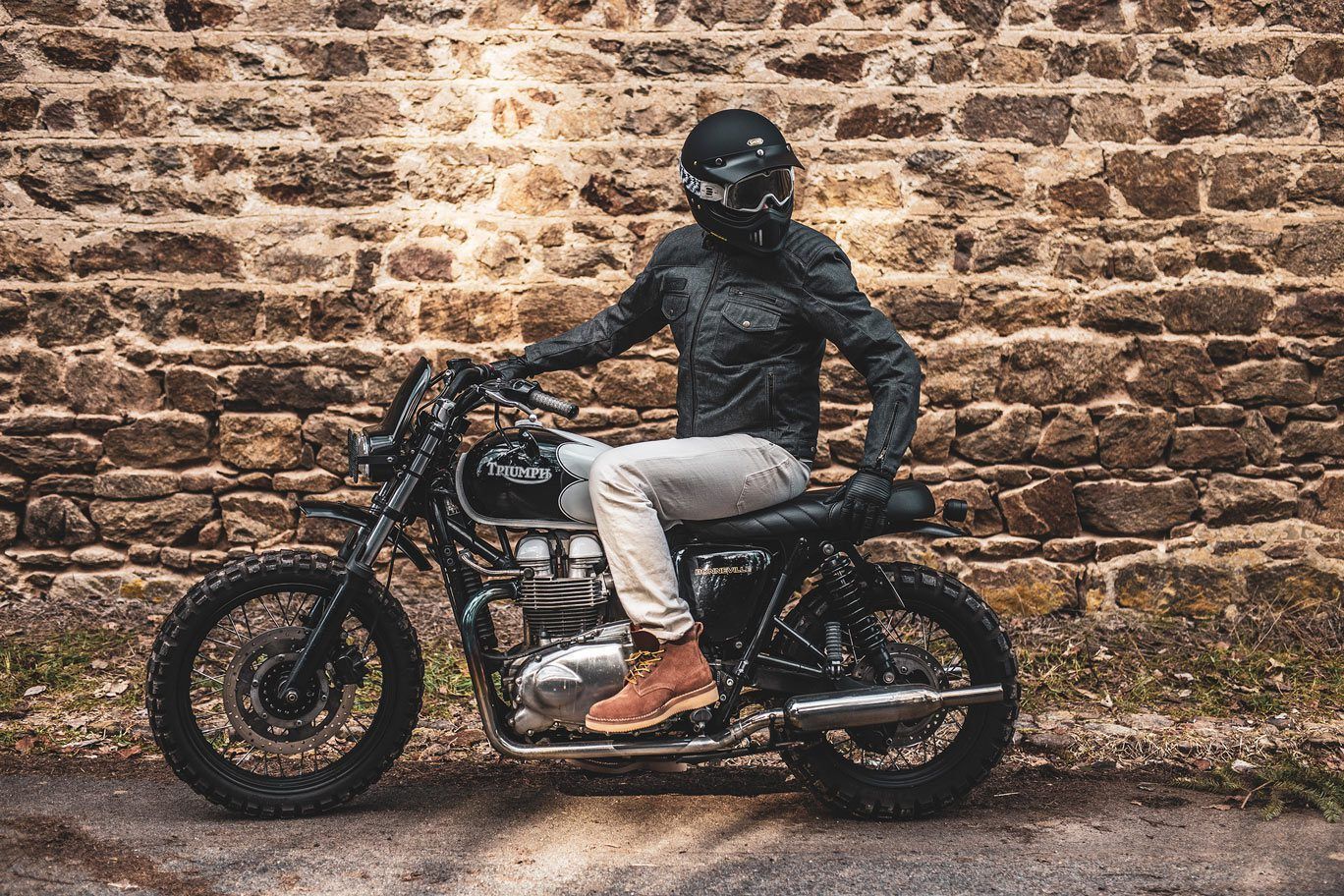 Age of Glory Worker Coated Denim Jacket - Raw Denim