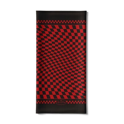 Age of Glory Neck Tube - Twisted Checkers Black Red