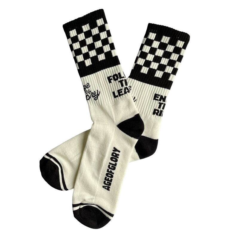 Age of Glory Socks - Checkers