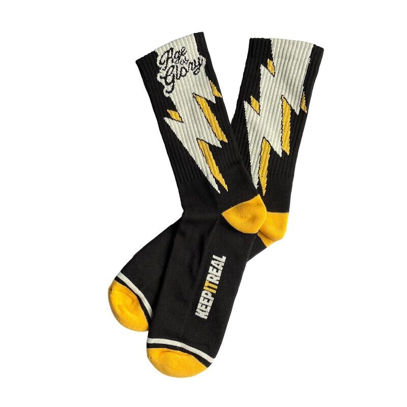 Age of Glory Socks - Bolt Black