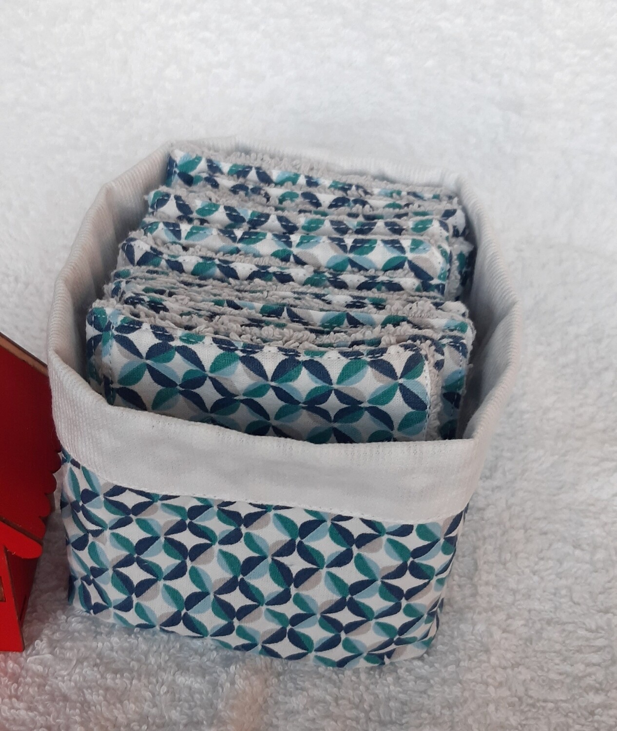 15 lingettes nettoyantes lavables Reijo