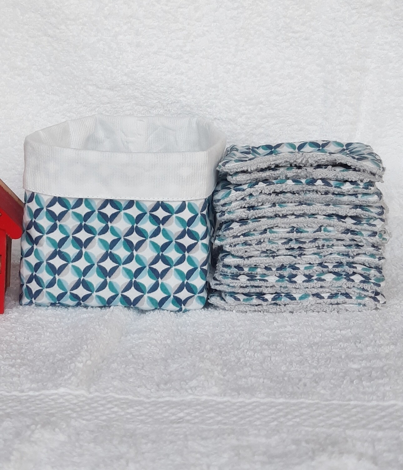 15 lingettes nettoyantes lavables Reijo
