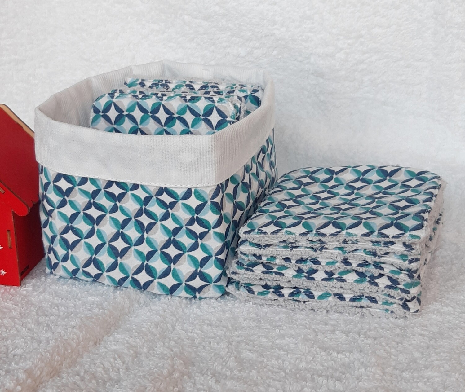 15 lingettes nettoyantes lavables Reijo