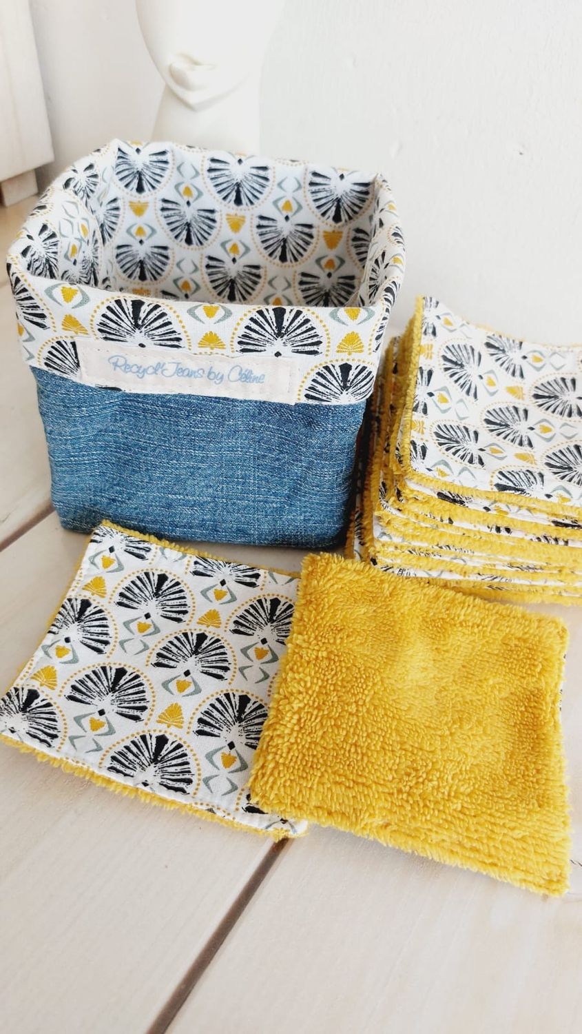 15 lingettes nettoyantes démaquillantes érable