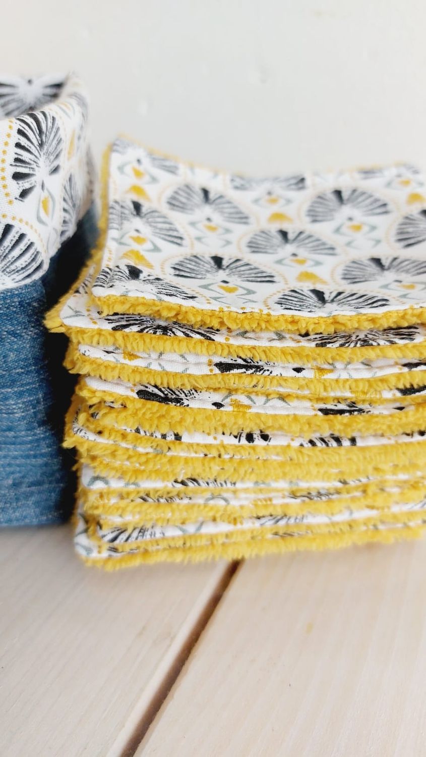 15 lingettes nettoyantes démaquillantes érable