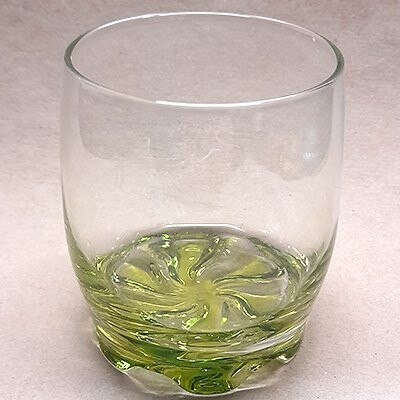 Trinkglas-Sonne (grün)