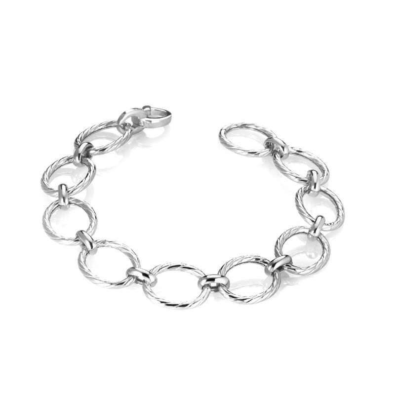 Bracciale ovali rigati
