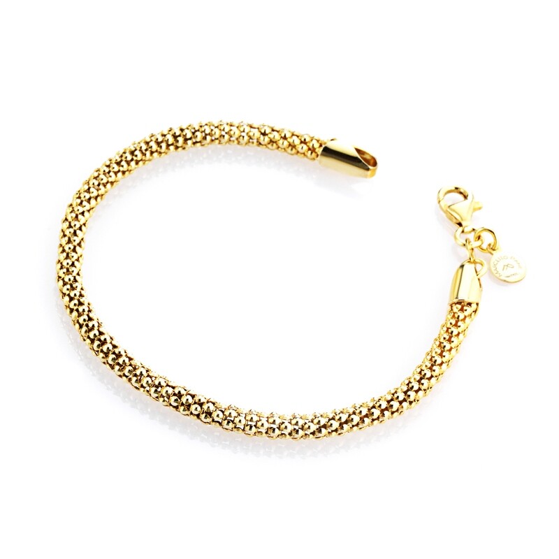 Bracciale maglia tubolare