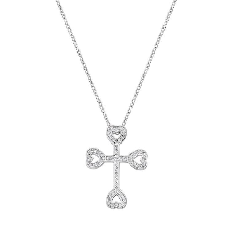 Collana Croce Cuori
