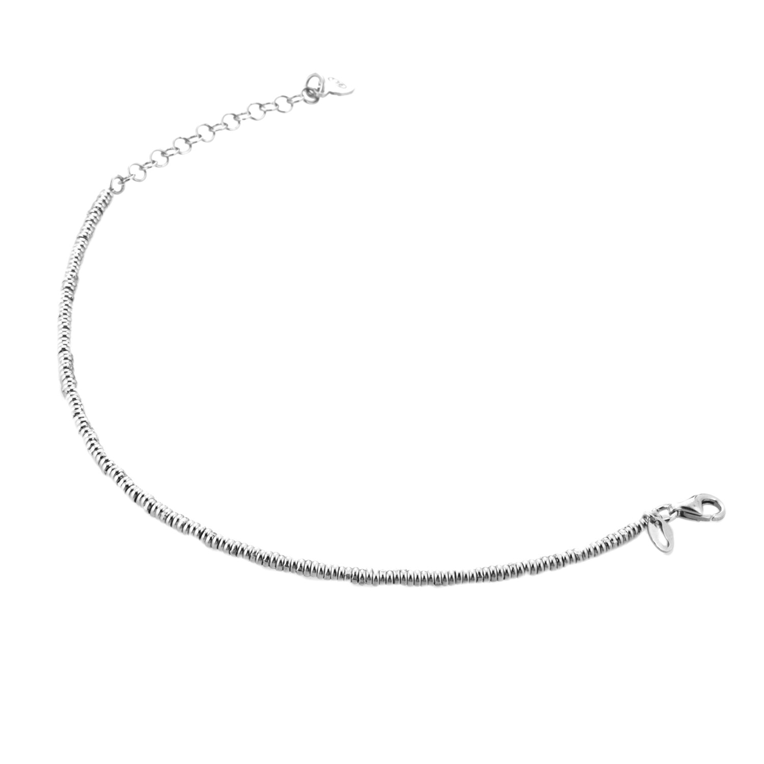 Bracciale mini rondelle, Modelli: Argento