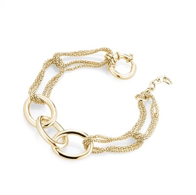 Bracciale ovali morbidi e rigidi