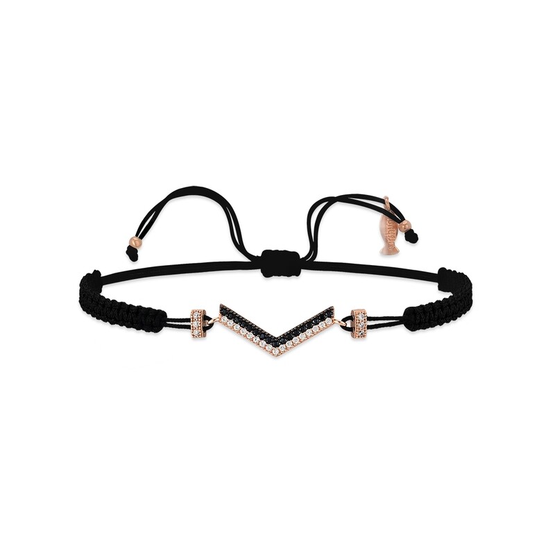 Bracciale AG 925 CHEVRON blac