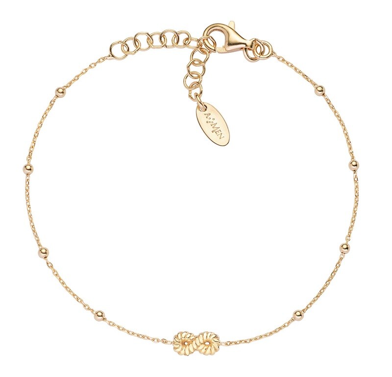 Bracciale profilo mini infinito