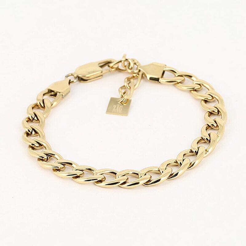 Bracciale maglia rettangolare ritorta