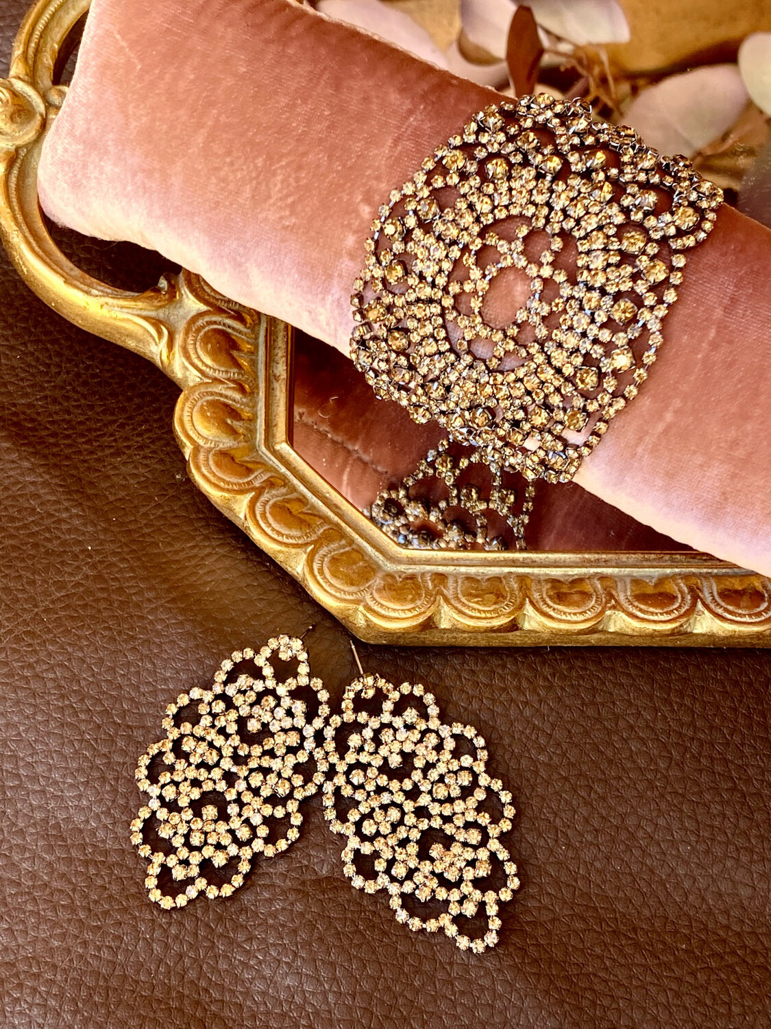 Bracciale pizzo, Colori: Coffe