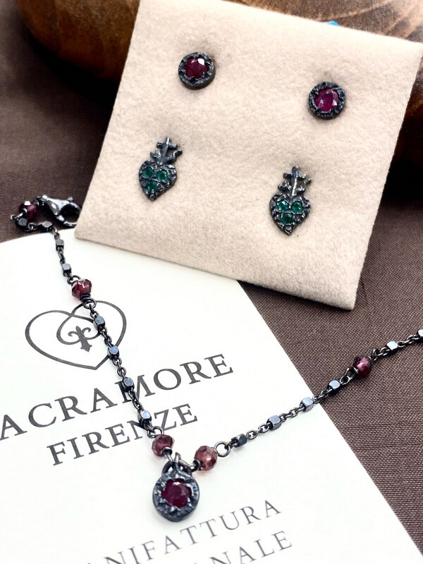 Bracciale e orecchini Sacramore