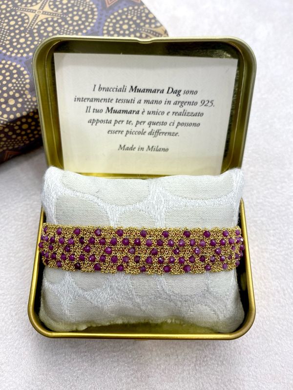 Bracciale Muamara spinello rosso