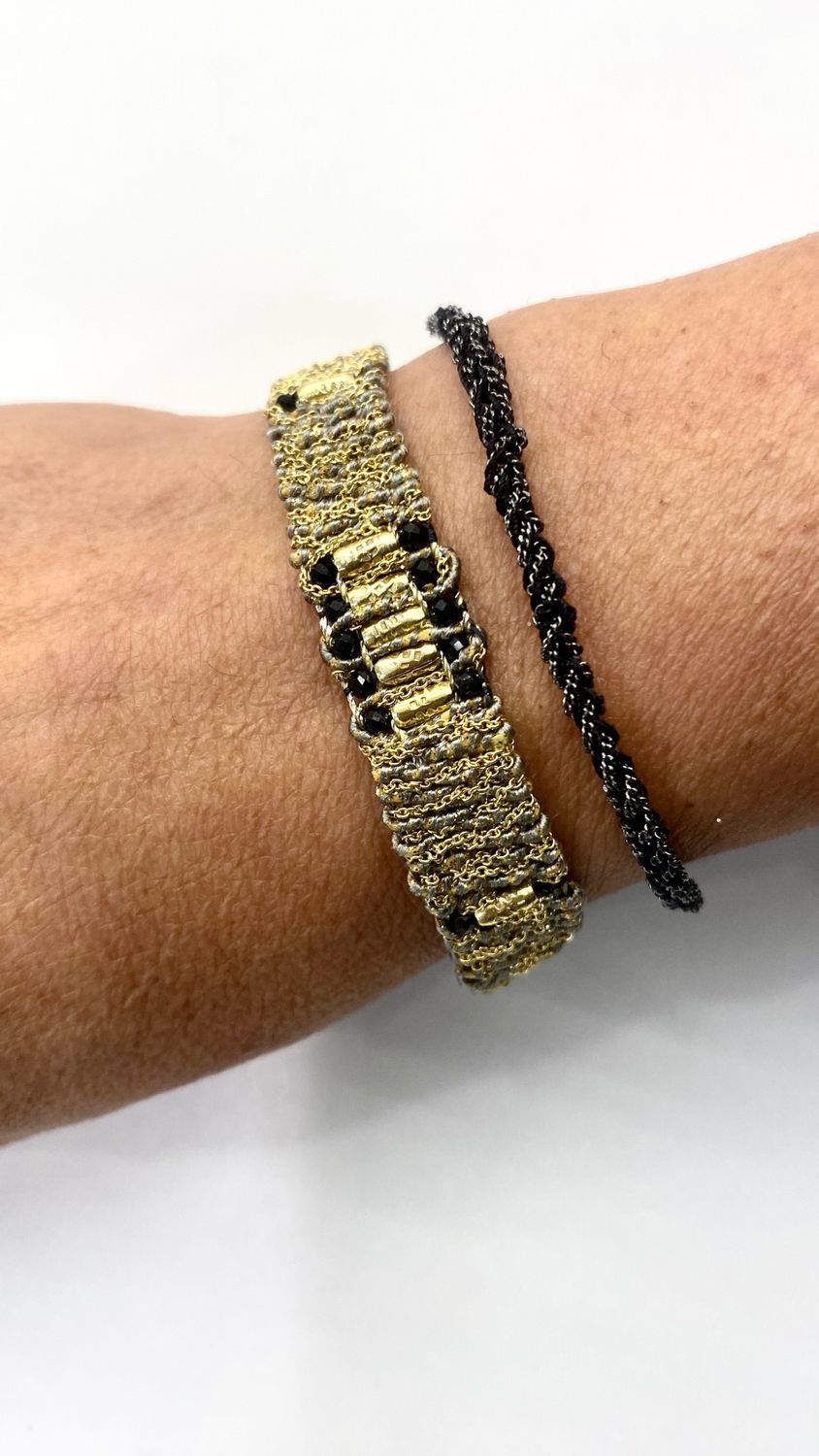 Bracciale Dheli, Pietra: Tormalina nera