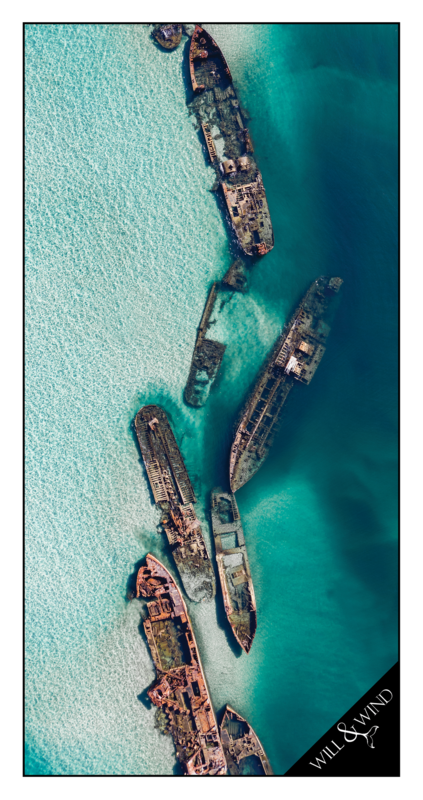 Tangalooma Wrecks Travel Towel