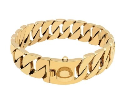 Gold Cuban Link Collar 18’inch