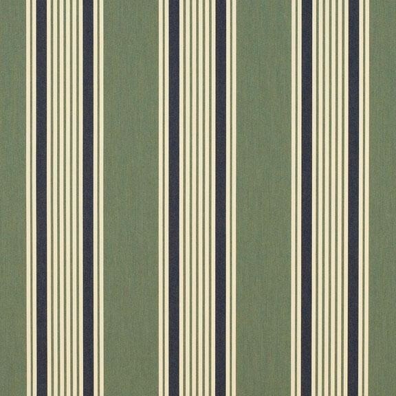 Sunbrella® Awning Stripe  Ashford Forest 46&quot; Fabric 4995-0000