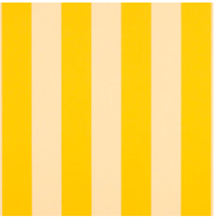 Sunbrella® Awning / Marine46&quot; Beaufort Yellow/White 6 Bar 5702