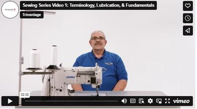 Sewing : Terminology, Lubricaton &amp; Fundamentals