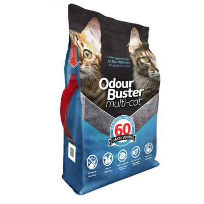 Odour Buster - Multi-Cat Unscented 12kg/26.5lb