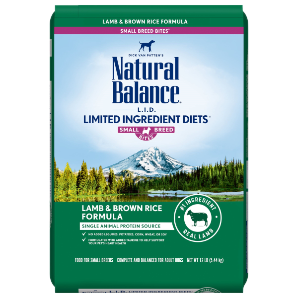 Natural Balance - Small Bites - Lamb and Brown Rice - 12lb