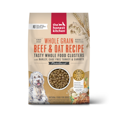 Honest Kitchen Clusters - Whole Grain Beef and Oat 20lb