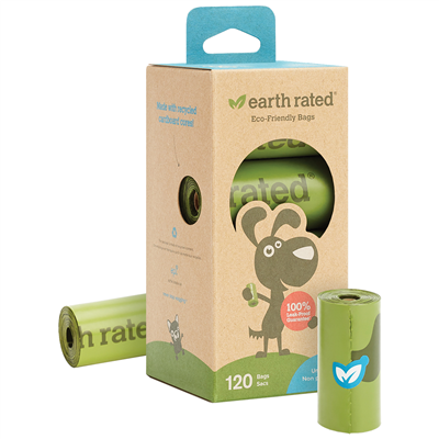 Earth Rated - Unscented Degradable Bags - 8 rolls/ 215 bags