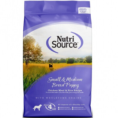 NutriSource Small Breed and Medium Breed Puppy - 30lb
