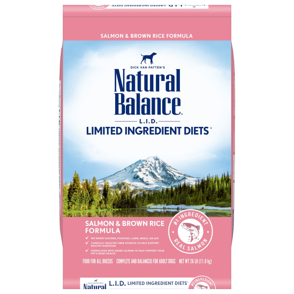 Natural Balance - Salmon and Brown Rice Adult 24lb