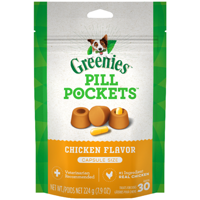Pill Pockets Chicken 30 Capsules - 7.9OZ