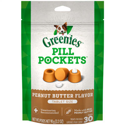 Greenies Pill Pockets - Peanut Butter  tablet 90g