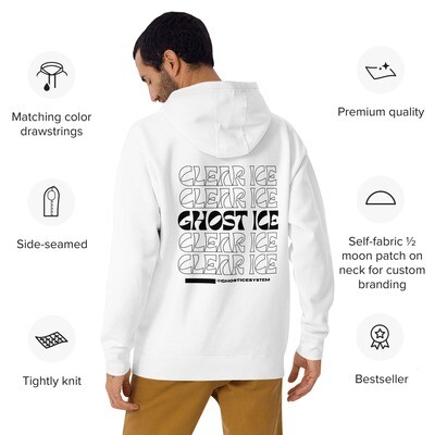 Ghost Ice Hoodie (White)