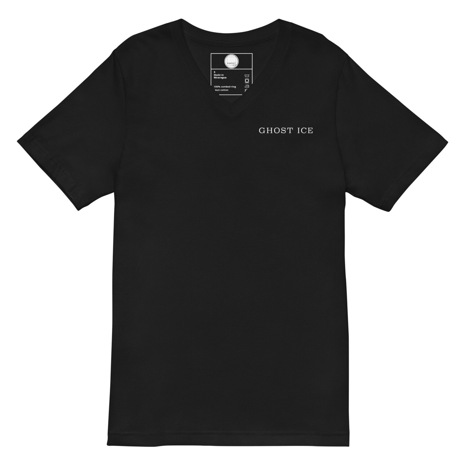Ghost Ice Unisex Short Sleeve V-Neck T-Shirt