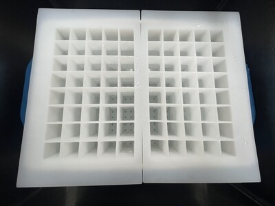 Ghost Ice 1.3 inch X 1.3 inch (up to 3 inch tall) - Commercial Full System