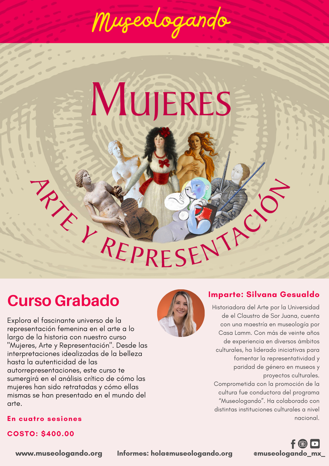 Curso grabado: Mujeres, Arte y Representación