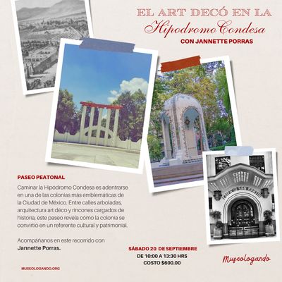 Paseo Peatonal El Art Deco en la Hipódromo Condesa