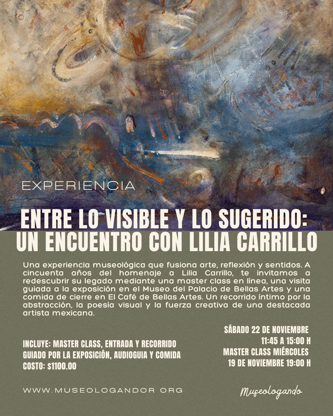 Experiencia: Entre lo visible y lo sugerido: un encuentro con Lilia Carrillo