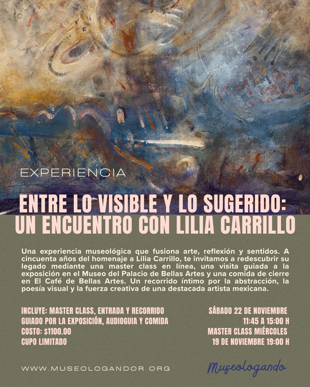 Experiencia: Entre lo visible y lo sugerido: un encuentro con Lilia Carrillo