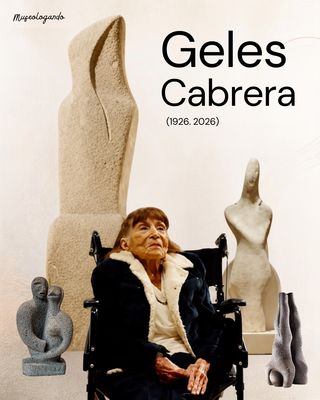 Geles Cabrera primera escultora mexicana