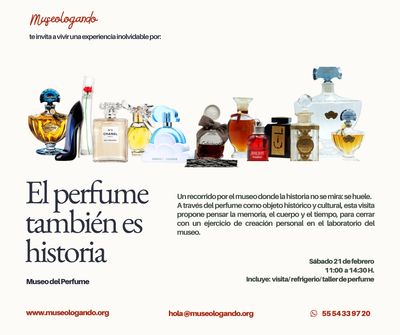 El perfume también es historia Experiencia en el Museo del Perfume