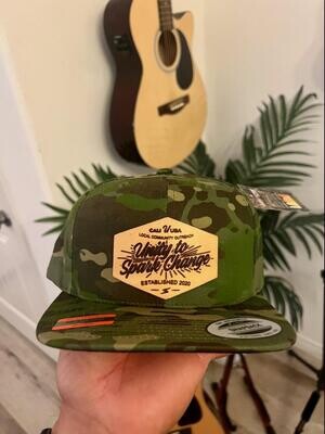**Special Edition** Green Camo, with custom tan leather patch.