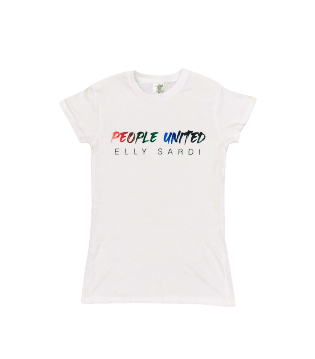 People United White Women's T