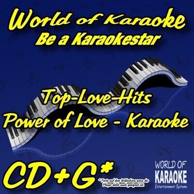 Power of Love - Karaoke Playback Sampler CD Lovesongs - W-O-K Power of Love - Karaoke Playback Sampler CD Lovesongs - W-O-K
