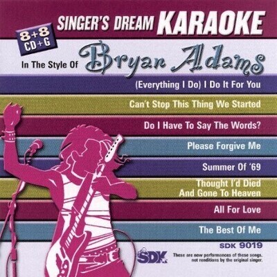Bryan Adams - Karaoke Playbacks - SDK 9019