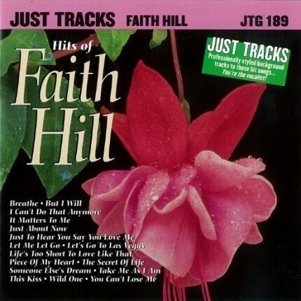 Faith Hill - Karaoke Playbacks - Just Tracks - JTG 189