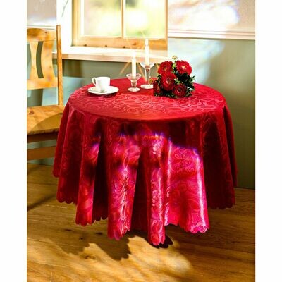 Tischdecke RUND rot Tischdecke RUND rot